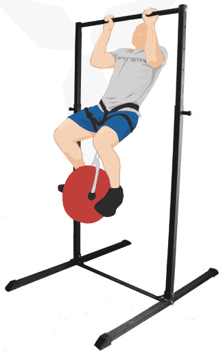 Free standing pull up bar