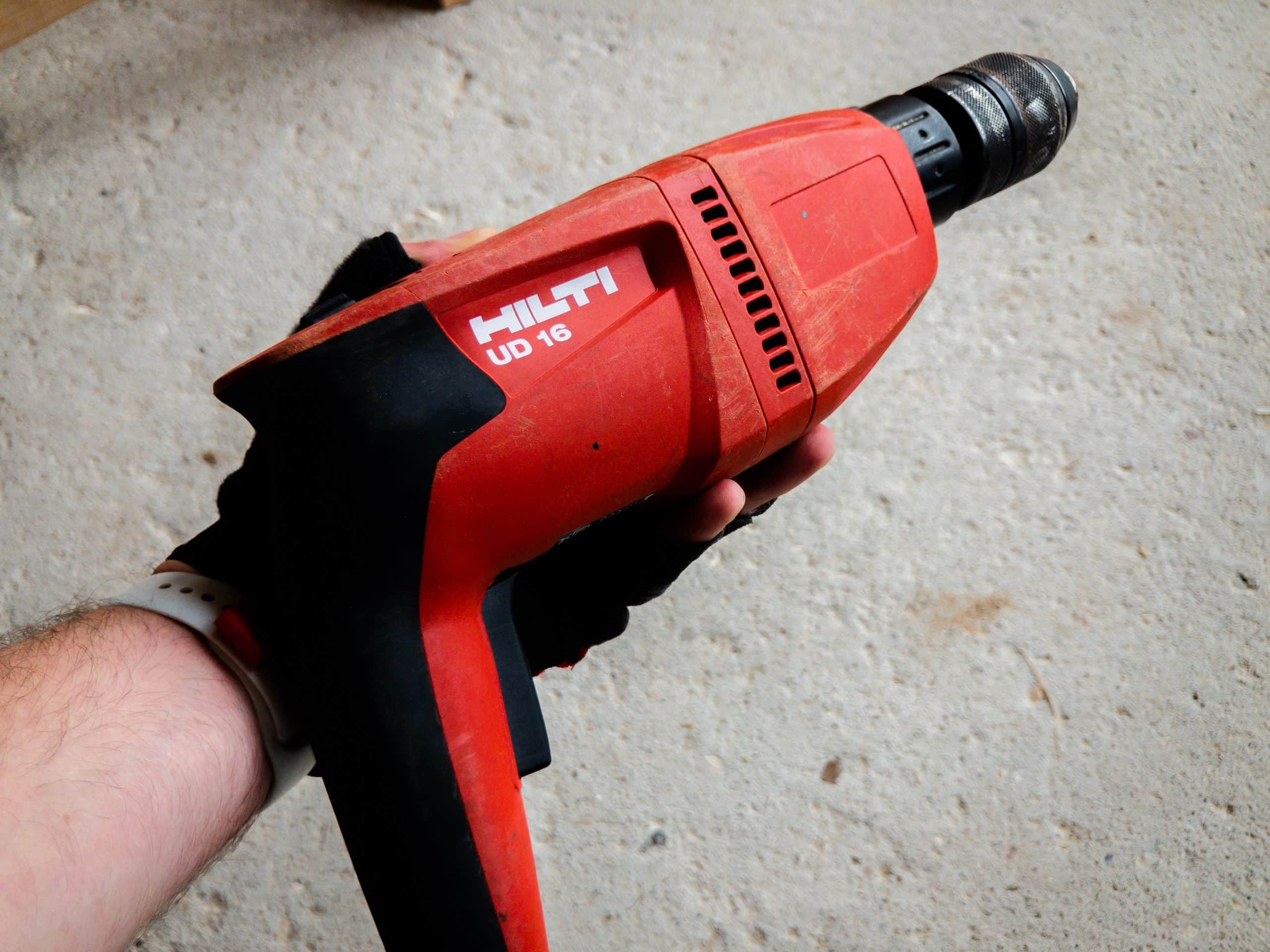 HILTI Hammer drill that goes through brick and concrete